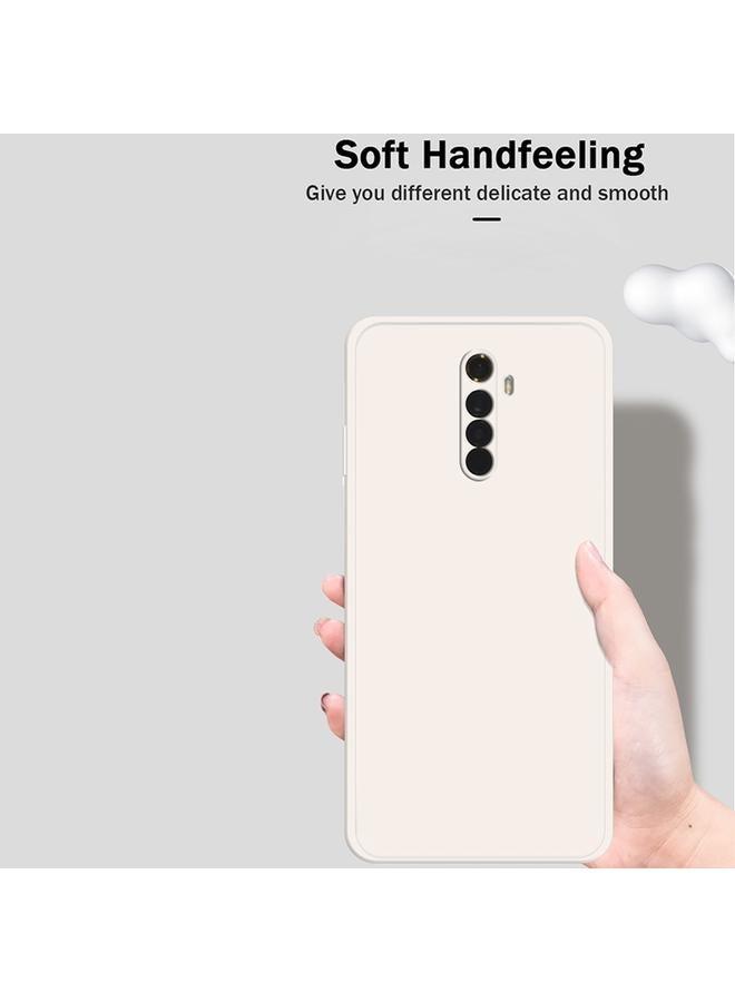اس-توب جراب لهاتف OPPO Realme X2 Pro / Reno Ace بلون سادة من السيليكون السائل المقلد بحافة مستقيمة وغطاء حماية كامل مقاوم للسقوط - Image 3