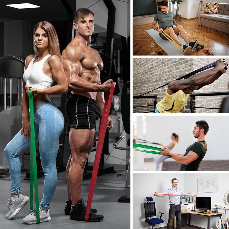 Resistance Bands Set for Full Body Workouts - 6 Levels of Resistance - Image 2