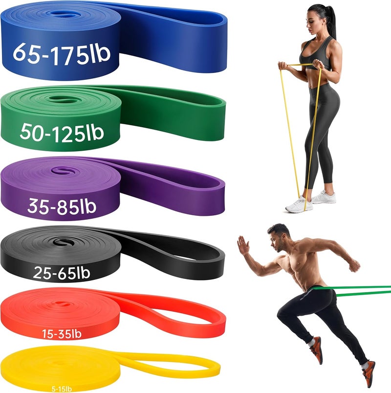Resistance Bands Set for Full Body Workouts - 6 Levels of Resistance - Image 1