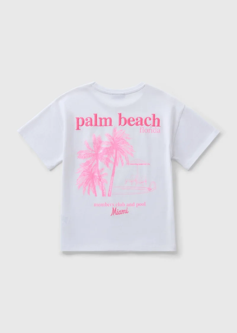Matalan Girls Pink Tie Dye Vest