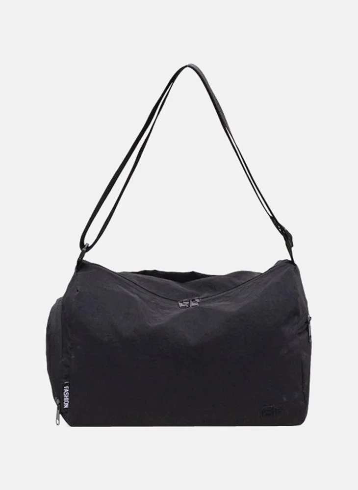 YUNIQEE Black Plain Lifestyle Duffle Bag