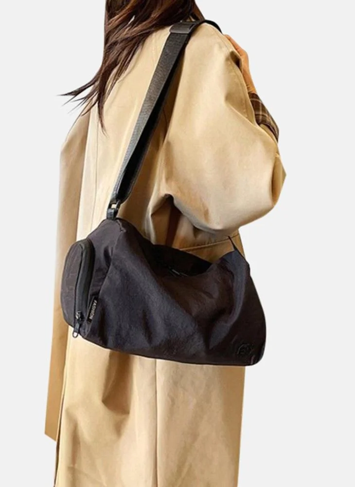 YUNIQEE Black Plain Lifestyle Duffle Bag