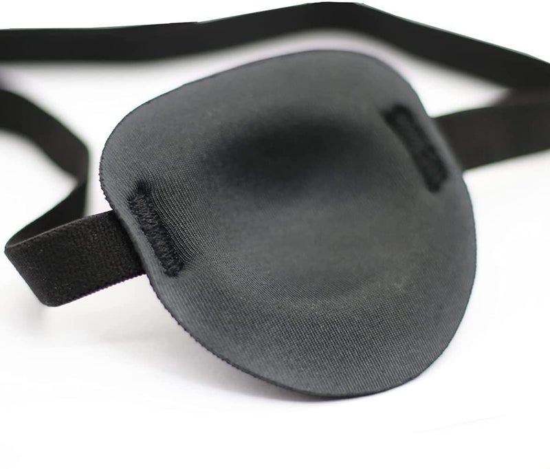 Anzailala Eye Patch for Adult Adjustable Eye Patch for lazy eye (Black) - Image 1