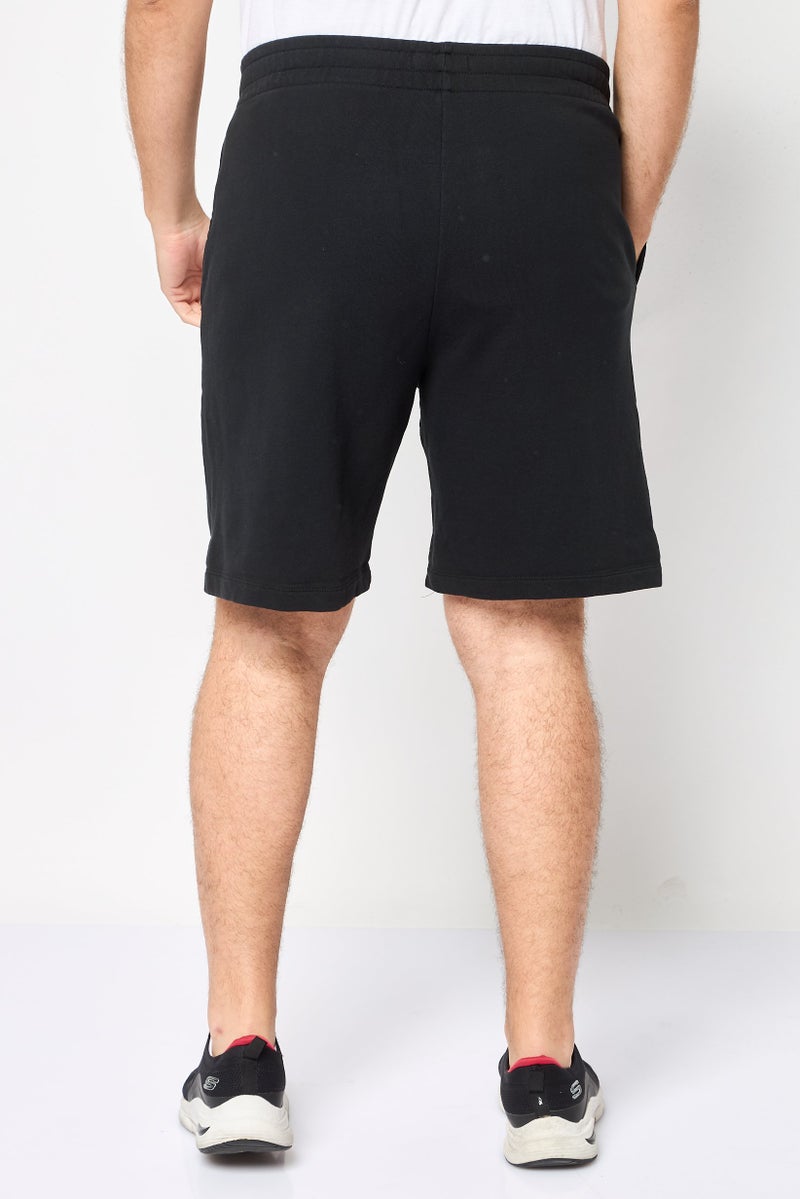 Replay Men Regular Fit Brand Logo Basic Shorts, Black - Image 4