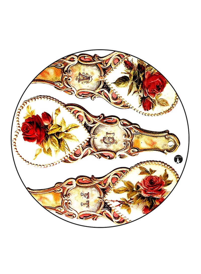 RKN Vintage Art Printed Large Pin Multicolour - Image 2