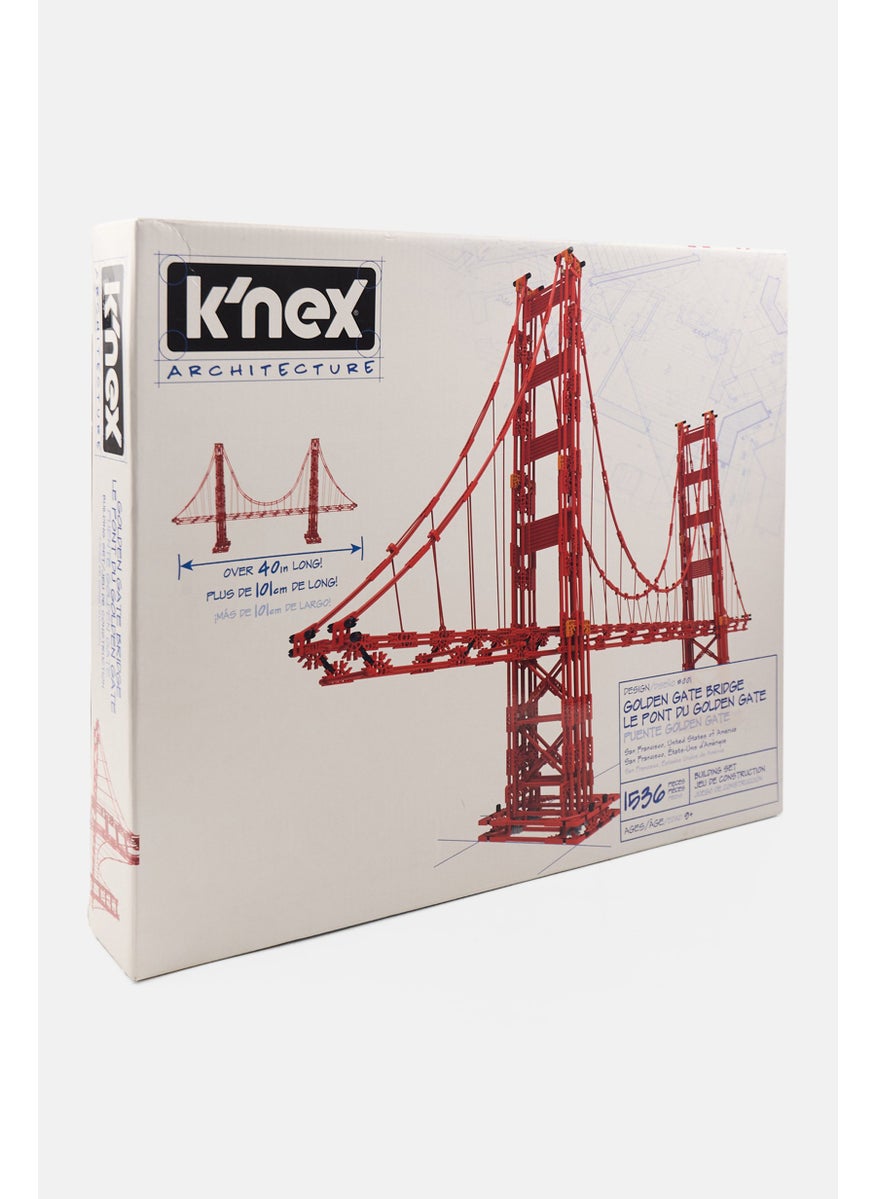 K'NEX Golden Gate Bridge Build IT Big Collectible Building Set 1,536 Pieces, Red  - Image 2