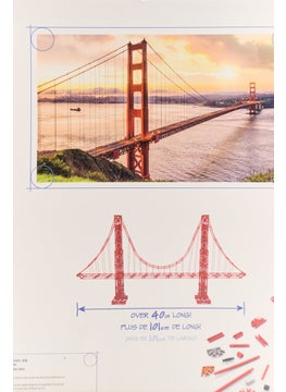 K'NEX Golden Gate Bridge Build IT Big Collectible Building Set 1,536 Pieces, Red  - Image 4