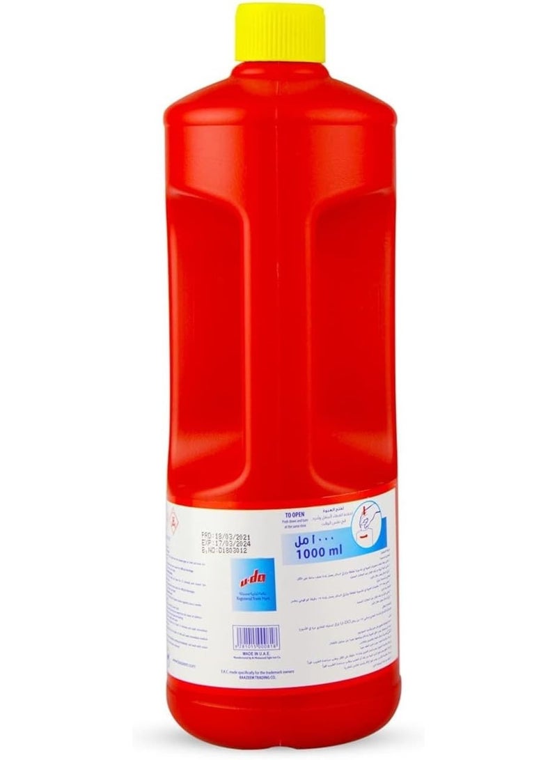 u-do U Do Drain Opener Liquid Pack of 2 1 Liter Each Powerful Drain Cleaner Clog Remover for Bathroom Kitchen Sink Shower and Pipes - Image 3
