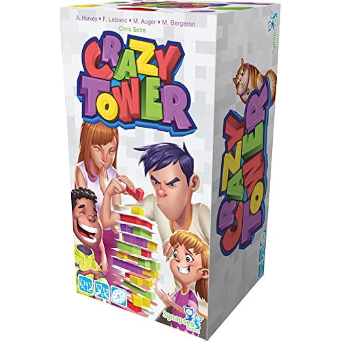 Asmodee Synapses Games  Crazy Tower  Board Game  Ages 8  14 Players  15 Minutes Playing Time - Image 5
