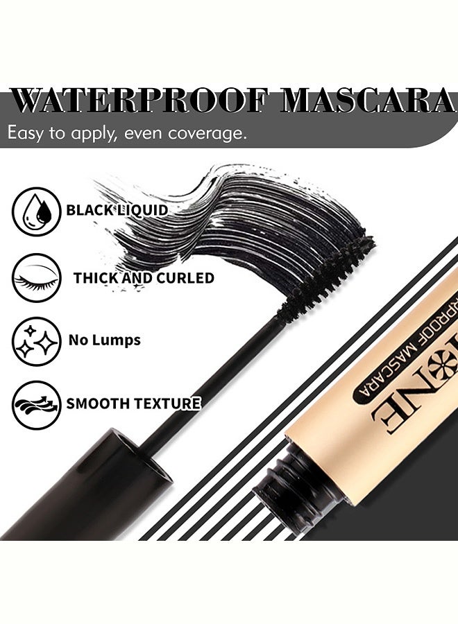 BSIMONE Curl Mascara, Waterproof Sweatproof Long Lasting Eyelash Makeup For Thickening Lengthening Curling Natural Lashes, Smudge Free Eye Cosmetic ,10ml - Image 4