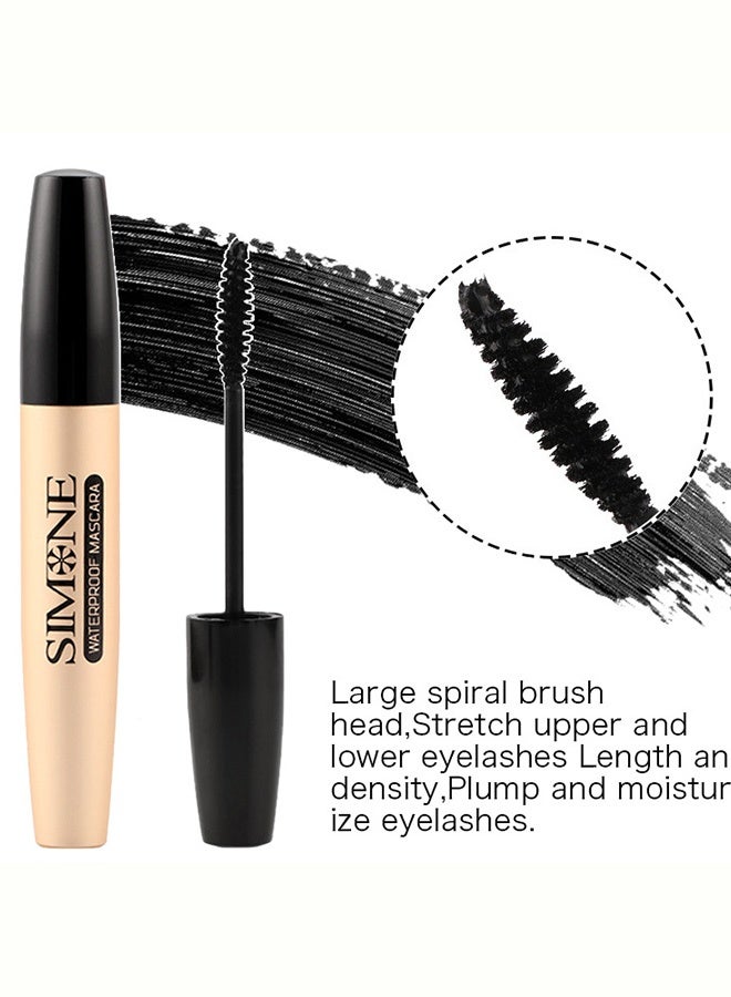 BSIMONE Curl Mascara, Waterproof Sweatproof Long Lasting Eyelash Makeup For Thickening Lengthening Curling Natural Lashes, Smudge Free Eye Cosmetic ,10ml - Image 3