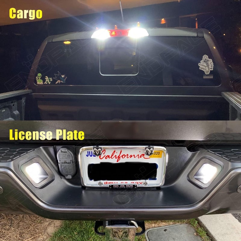 ENDPAGE 10-Piece LED Interior Light Kit for Dodge Ram 2003-2008 - White 6000K - Image 5