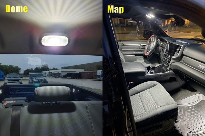 ENDPAGE 10-Piece LED Interior Light Kit for Dodge Ram 2003-2008 - White 6000K - Image 4