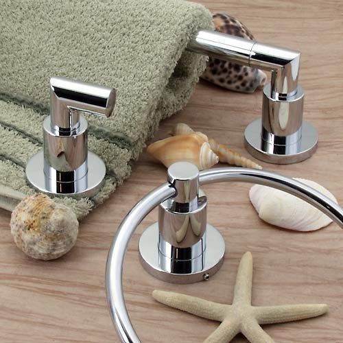 Dynasty Hardware 4001-CM Manhattan 30" Single Towel Bar Polished Chrome - Image 2
