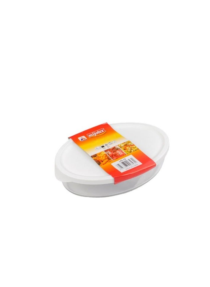 MIJOTEX Pyrex Oval Glass Oven Tray 2.4Liters 29*20Cm - Image 2