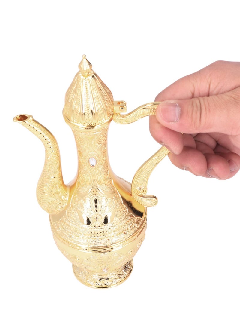 SOLARAE Vintage Turkish Coffee Pot Set, Turkish Tea Set with 6 Coffee Cups, Teapot and Cup Set for One,Tea Service Set for Home Tea Table Decor,Wedding Gift, Home Tea Party - Image 3