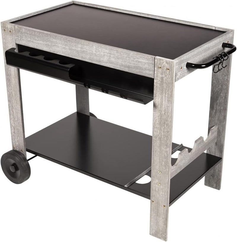 Perla Trolley Plancha, Black/Grey