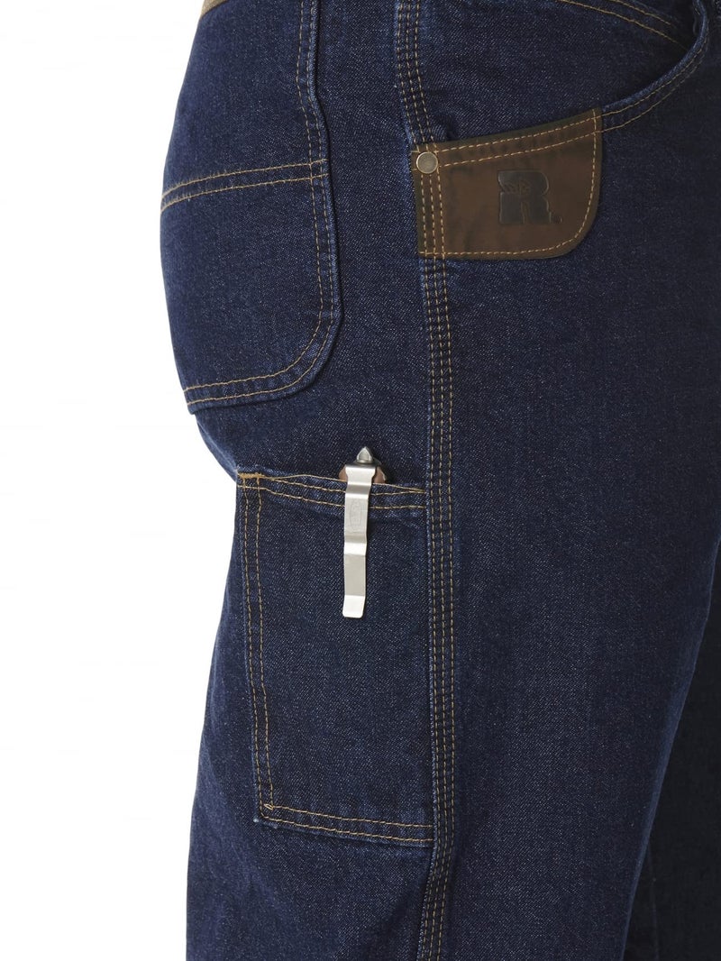 Wrangler Riggs Workwear mens Workhorse jeans, Antique Indigo, 42W x 34L US - Image 4