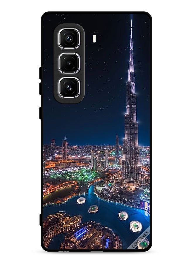 Covernex Infinix Hot 50 Pro Plus 4G Protective Case Cover Night View Of Downtown - Image 1