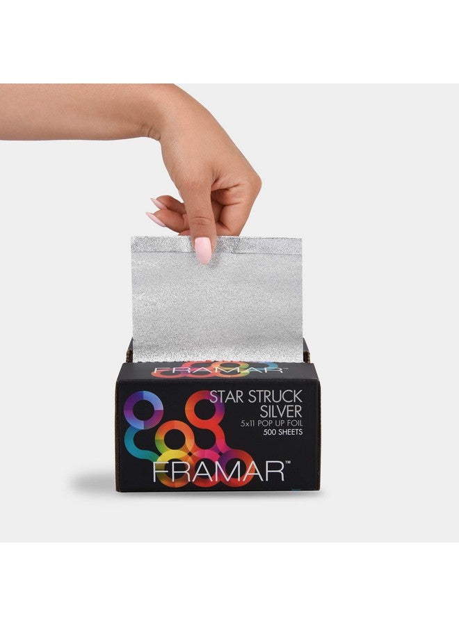 Framar Star Struck Silver Pop Up Hair Foil, Aluminum Foil Sheet, Hair Foils For Highlighting - 500 Foil Sheets - Image 5