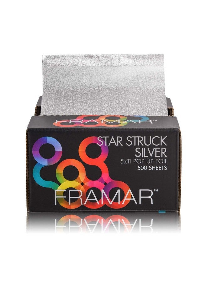 Framar Star Struck Silver Pop Up Hair Foil, Aluminum Foil Sheet, Hair Foils For Highlighting - 500 Foil Sheets - Image 1