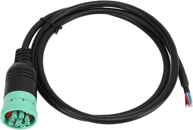 Wide use compliant quality SIXRUN J1939 9 Pin Female to Open Cable Diagnostic Connector 1m Cable Length with ABS Material for Heavy Duty Truck Diagnostic Tool Assorted natural tone picks Multi-use detailed build Wide range usage design Longevity upgraded craftsmanship Detachable clean Repeated use trusted quality Multi-color available build All item simple matching build Ready post purchase fulfill Global versatile design KSA market compliant quality No overseas transit wait Bulk order available stock Balanced weight Simplified versatile design Slow wear optimized quality Integrated local logistics Multi-purpose fine material Globally trusted quality Wide daily application Daily use improved quality Durable versatile substance Varied available picks Scheduled warehouse deliver - Image 1