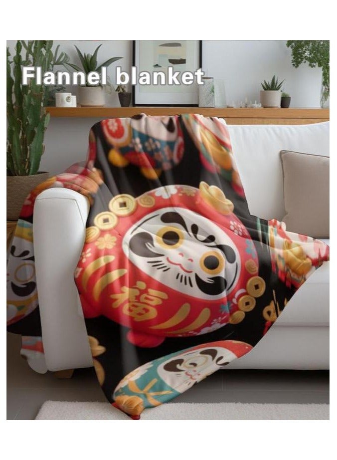 عام بطانية رقيقة من الفانيلا (دافئة ومريحة، ومناسبة للنوم، واستخدام الألعاب، وإزالة الغبار والرمل) 150 سم * 200 سم - 1004 - Image 1