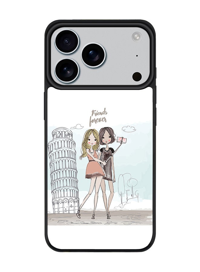Stylizedd iPhone 17 Pro Case, [Compatible with MagSafe] Slim Magnetic cover Phone Case iPhone 17 Pro -Friends Forever - Image 1