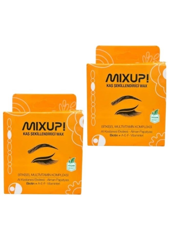 ميكس اب  قطعتان مشكل الحواجب من ميكس اب 50*2 مل - Image 1