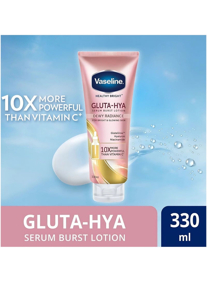Vaseline Healthy Bright Gluta-Hya Dewy Radiance Serum-in-Lotion (330ml) - Image 5