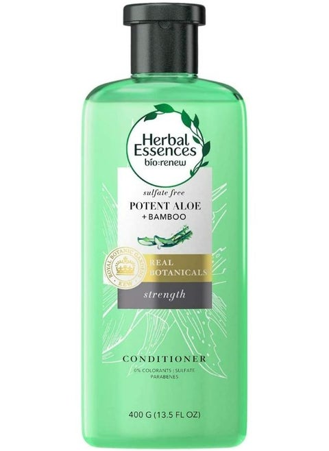 Potent Aloe Bamboo Conditioner Gives Strength Free Of Sulphates Paraben 400 g
