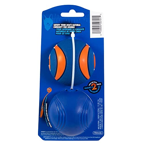 Chuckit! Sonic Dog Ball Medium (2.5 Inch Diameter) Pack of 2, for Breeds 20-60 lbs - Image 2
