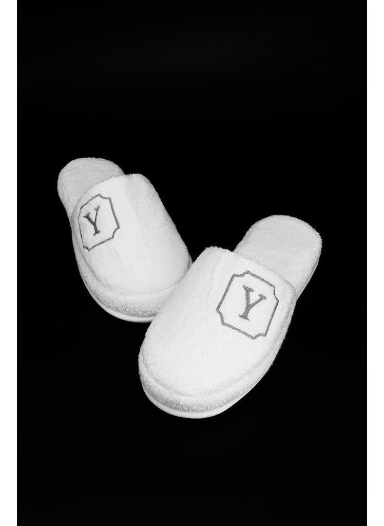 Ender Home Y Letter Towel Bathroom Home Hotel Maternity Slippers Thick Sole Slippers  - Image 1