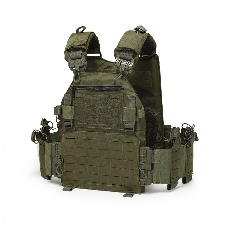 Waterproof Oxford MOLLE Tactical Vest with Quick-Release Buckles for Men and Women - Image 2