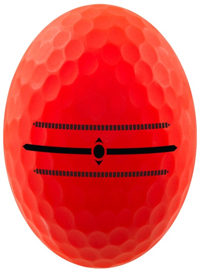 Volvik Vivid Matte Golf Balls (One Dozen) (Red) - Image 3