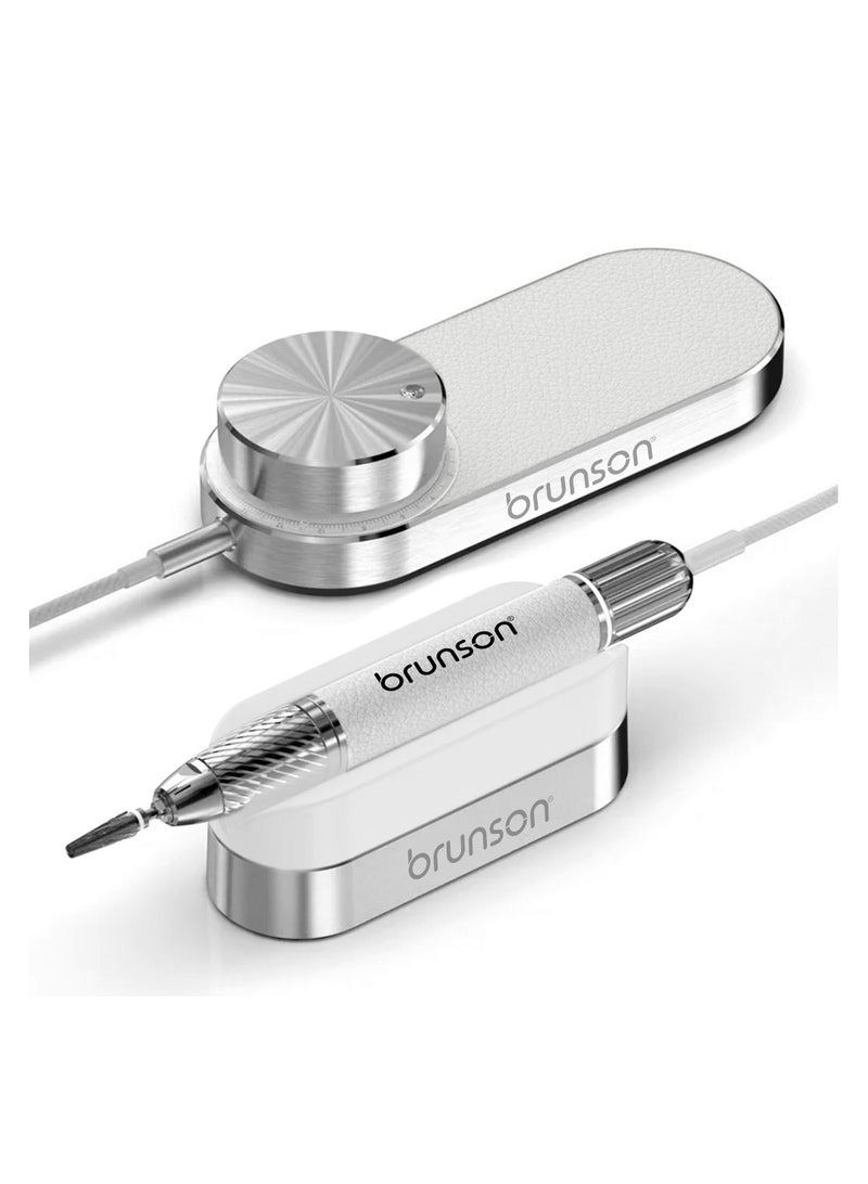 Brunson Submarine Portable Nail Drill Machine Waterproof Low Noise and Vibration 30000 RPM E File for Manicure and Pedicure Professional Electric Nail Drill for Gel Nails Salon and Home Use - Image 2