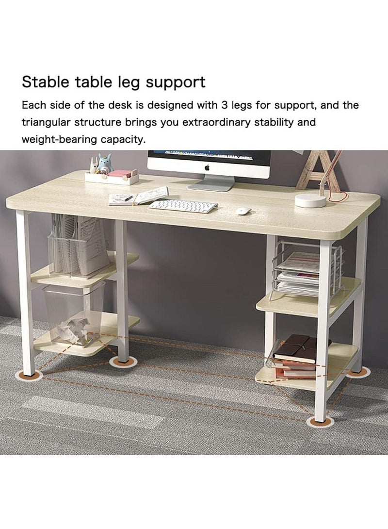 AGD Multi Purpose Study Desk Table With Storage Shelf And Bookshelf - Image 2