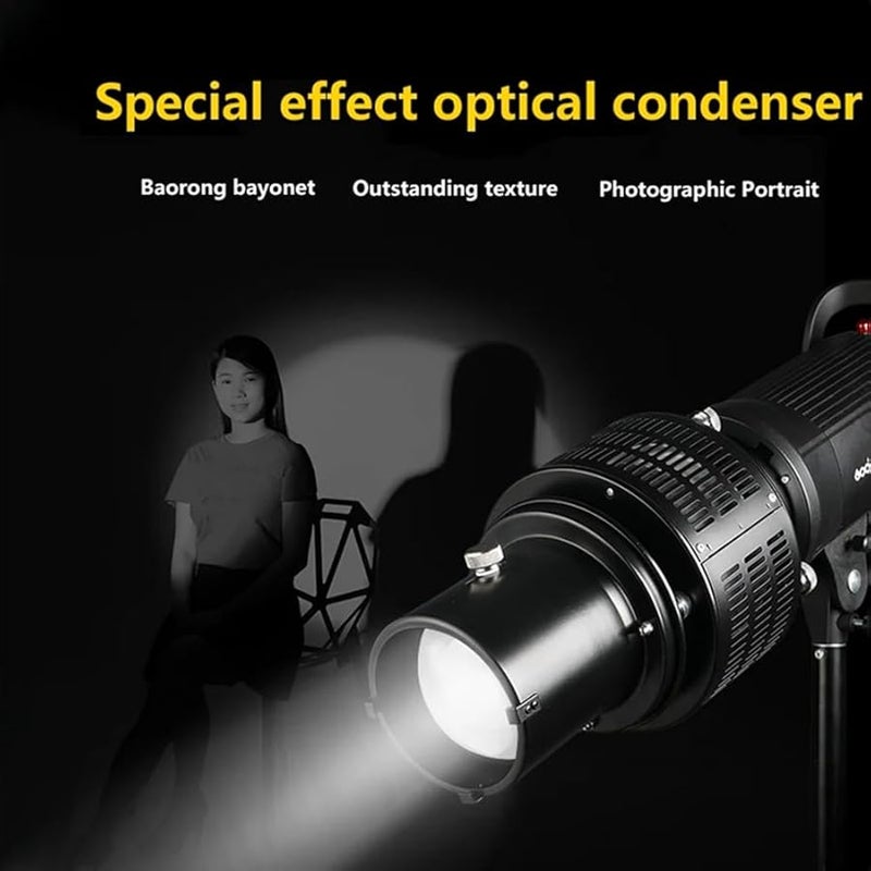 Bowens Mount Flash Snoot Conical Lens Spotlight For Photography - Image 3