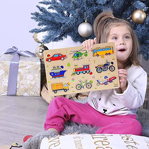 Webby Public Transport Educational Wooden Puzzle for Kids - Image 4