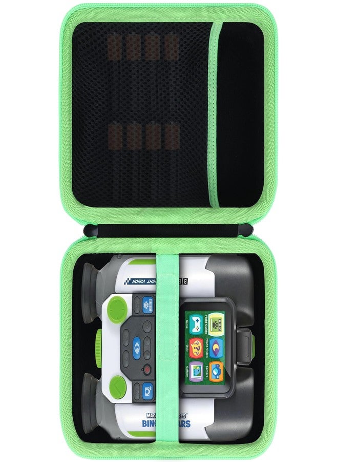 Lebakort Storage Case Compatible with LeapFrog Magic Adventures Binoculars (Black+Apple Green Case) - Image 1