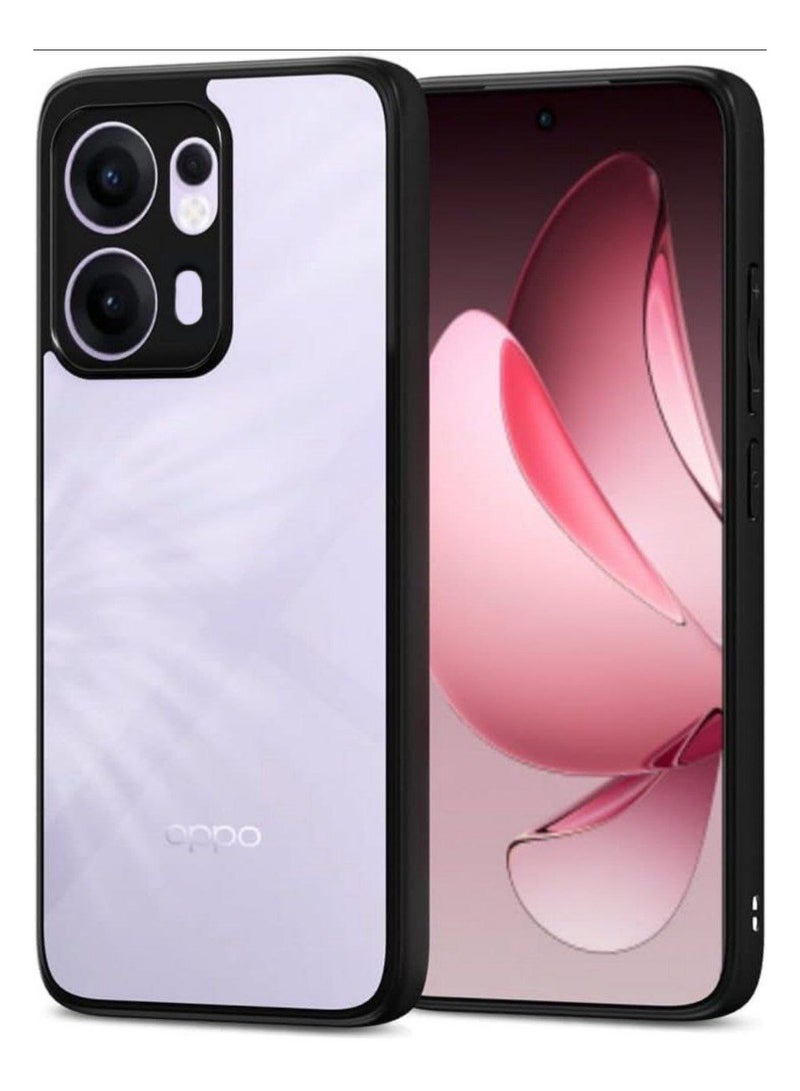 جراب حمايه شفاف مضاد للاصفرار ومقاوم للصدمات متوافق مع Reno 13F (شفاف)