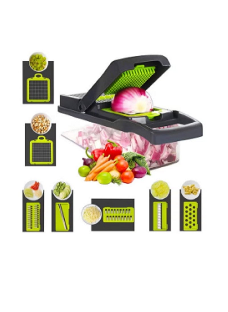 Multifunctional vegetable cutter 16 pieces