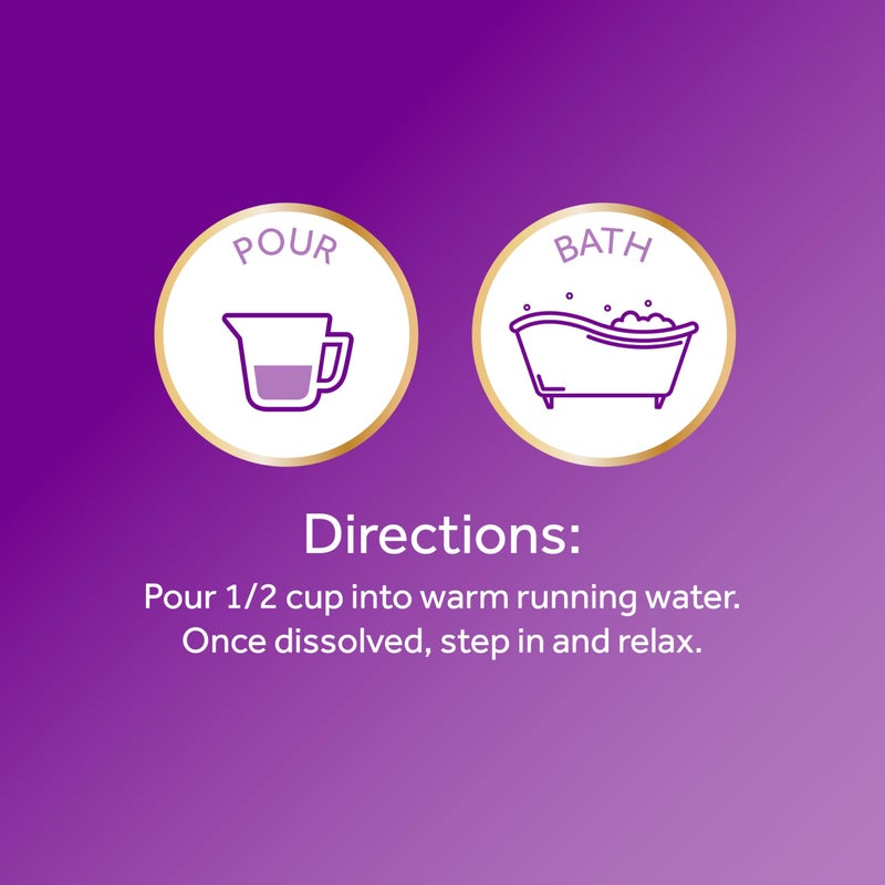 Calgon Ultra-Moisturizing Bath Beads, Lavender & Honey, 30 oz - Image 3