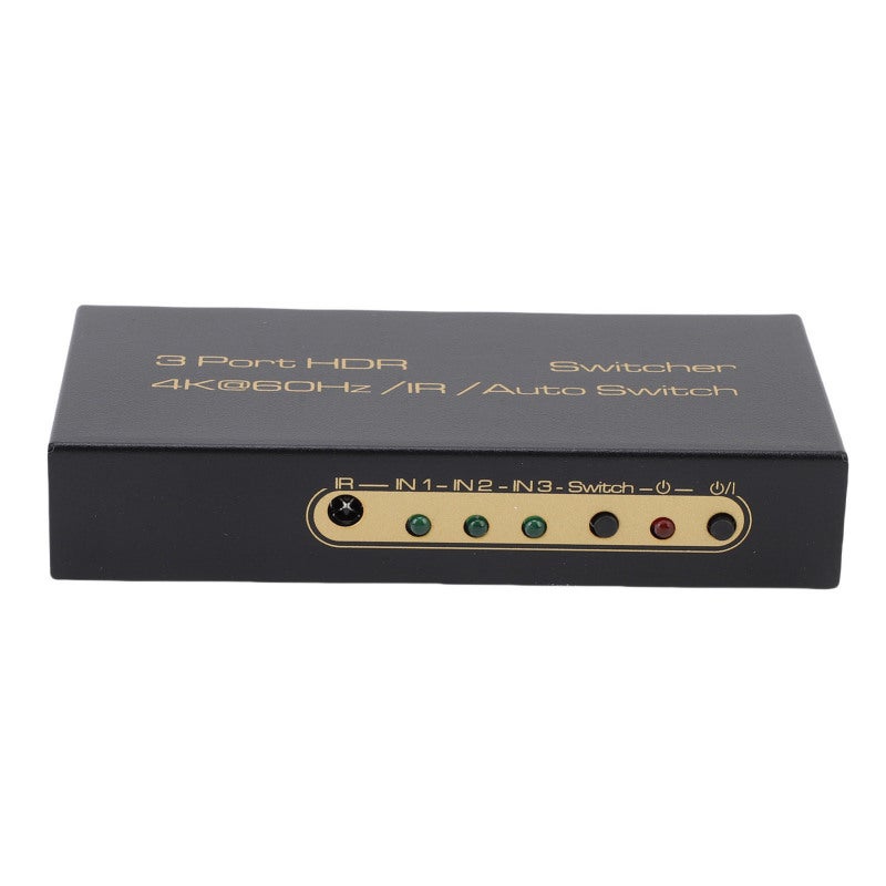 مُبدِّل HDMI بدقة 4K وتردد 60 هرتز 3 مداخل ومخرج واحد - تحكم عن بُعد - تبديل سهل للمصادر - مُبدِّل HDMI لأنظمة الترفيه المنزلي - Image 5