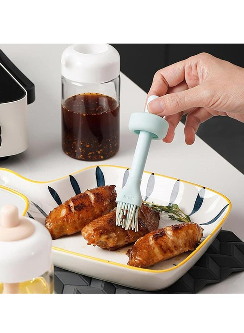 Loquat Cooking Olive Oil Bottle Dispenser for Kitchen，Oil Container Dispenser with Brush - Image 5