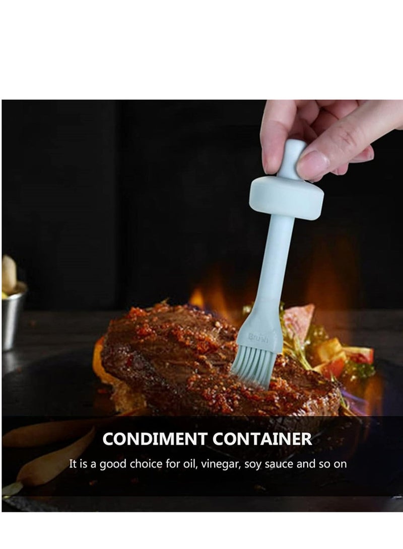 Loquat Cooking Olive Oil Bottle Dispenser for Kitchen，Oil Container Dispenser with Brush - Image 4