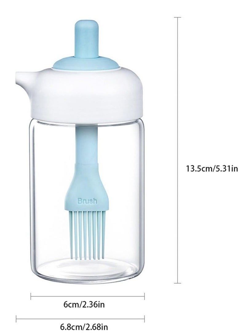 Loquat Cooking Olive Oil Bottle Dispenser for Kitchen，Oil Container Dispenser with Brush - Image 2