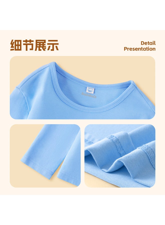 Badibadi Children's Long Sleeve T-shirt, Autumn Style, Cotton Top, Girls' Layering Shirt, Comfortable Top - Image 3
