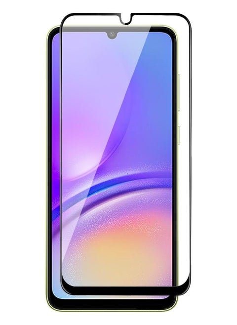 واقي شاشة زجاجي بتغطية كاملة لهاتف Oppo A77S، A77، A78، A59، A18، A38، K10، A15، A15S، A31، A9 2020، A5 2020، Vivo Y28، Y17S وY56 (6.56 بوصة) - إطار أسود من M7molge