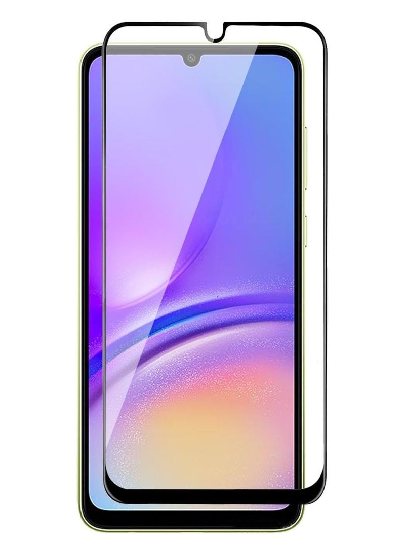 واقي شاشة زجاجي بتغطية كاملة لهاتف Oppo A77S، A77، A78، A59، A18، A38، K10، A15، A15S، A31، A9 2020، A5 2020، Vivo Y28، Y17S وY56 (6.56 بوصة) - إطار أسود من M7molge